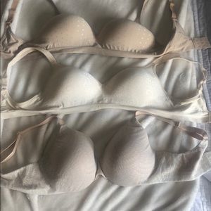 Three bras, 36D